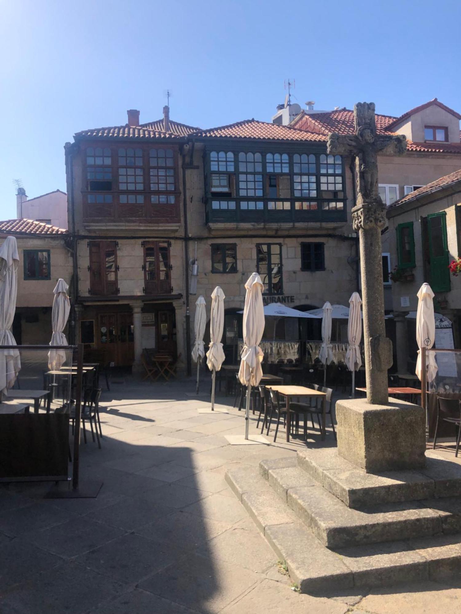 폰테베드라 Casa Emblematica Rosarillo Plaza De La Lena 아파트 외부 사진
